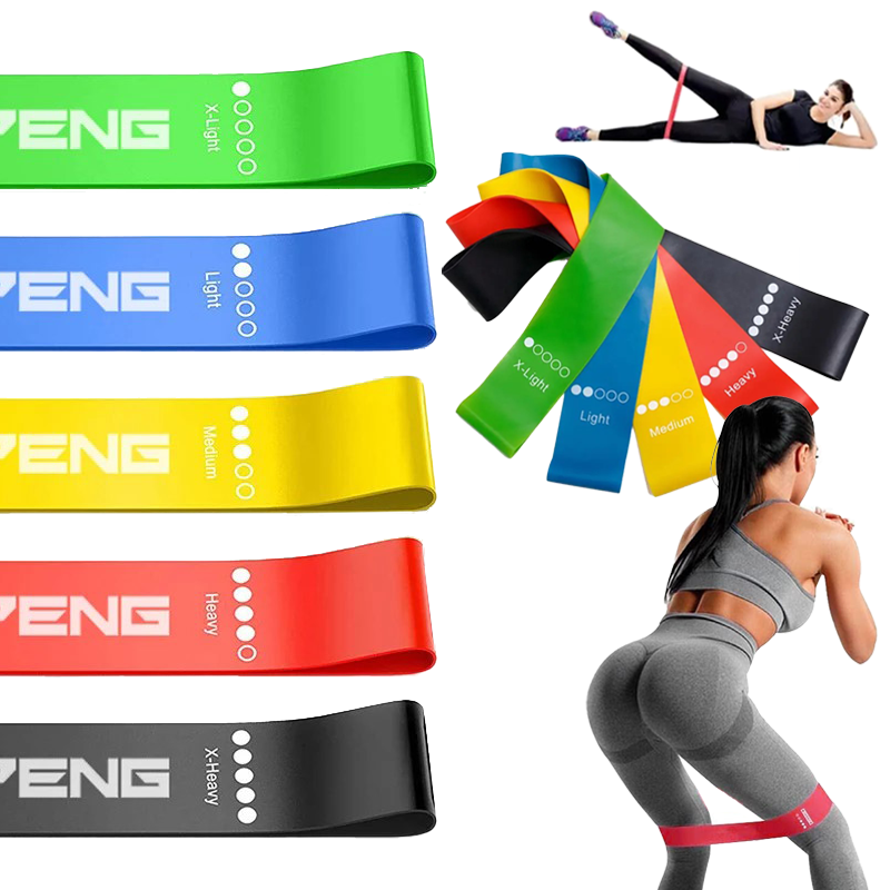 Yoga Fitness Resistance Band - Set tali resistensi olahraga pria dan