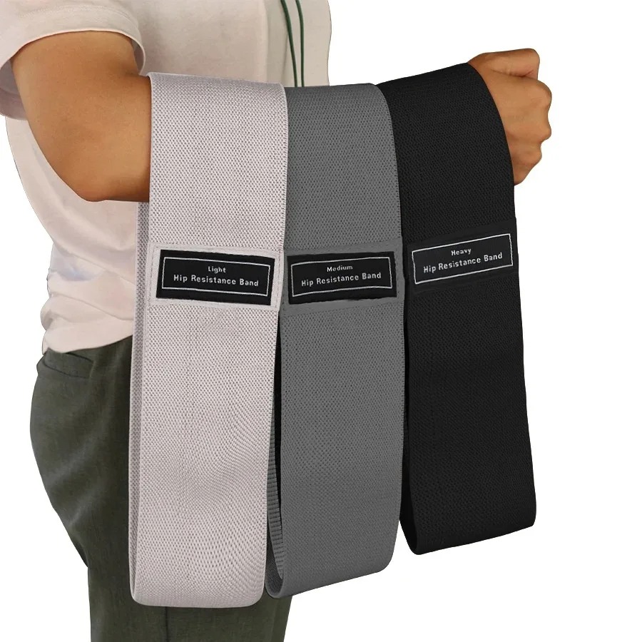 Yoga Fitness Resistance Band - Pita Rampasan Pinggul Tahan Kain Pita