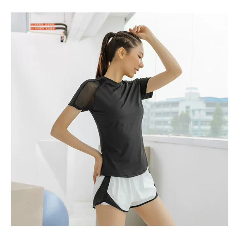 Kaos Olahraga Musim Panas Wani - Yoga Fitness Training ulasan dan harga
