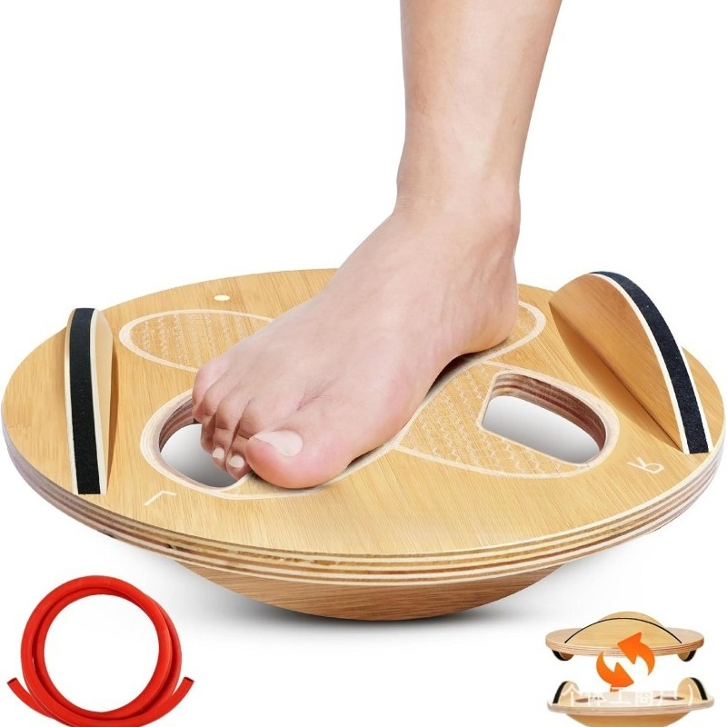 Papan Keseimbangan Kayu untuk  - Yoga Fitness Training ulasan dan harga
